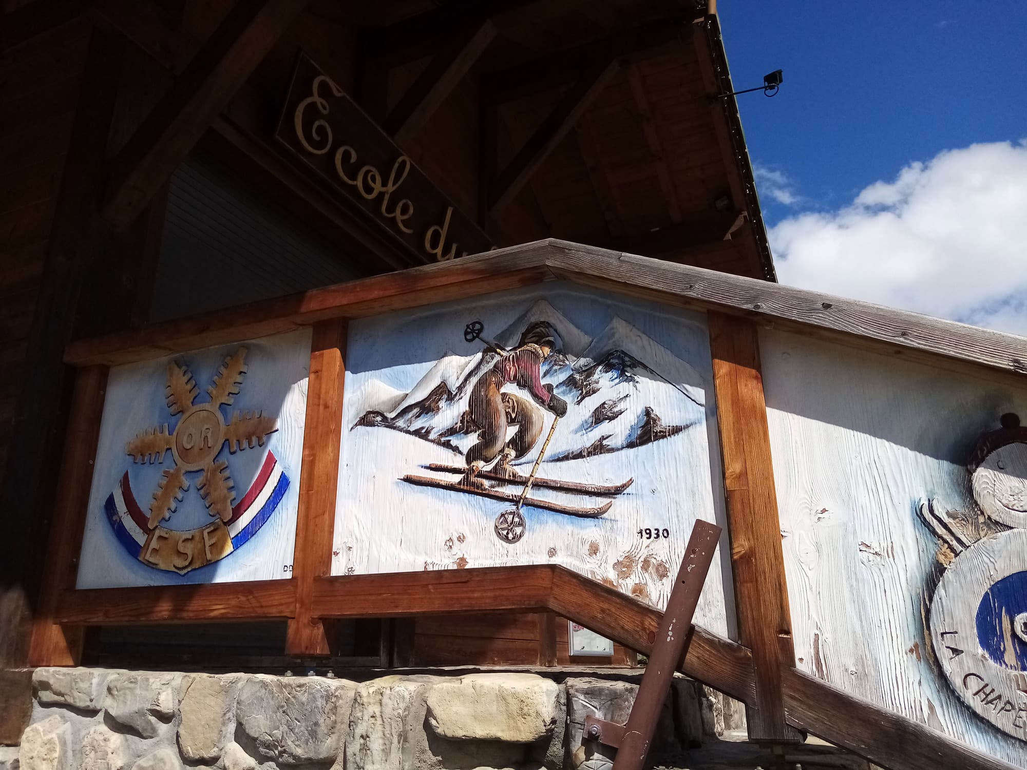 ecole de ski à la chapelle d'Abondance